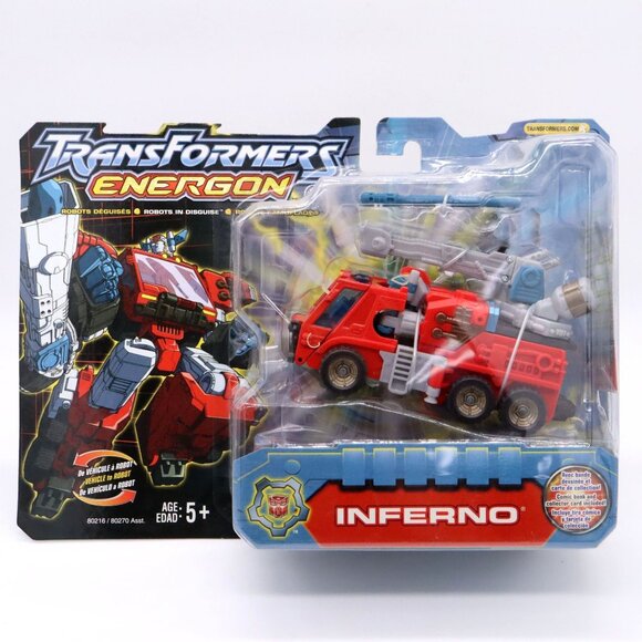 Transformers Energon Robots In Disguise: Inferno 2003 Hasbro New - Picture 1 of 9